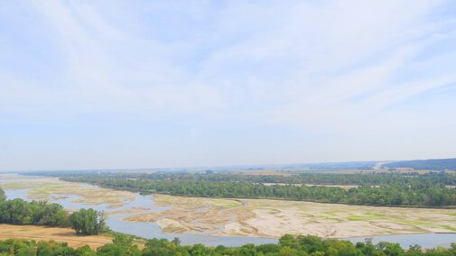 Lower Platte River during the 2012 drought